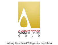 朱周空间设计—「中粮・瑞府 」获意大利 A’design Award -Golden A’ Design Award 金奖