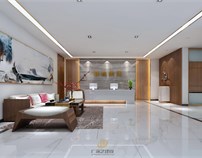 深圳办公室装修设计案例-赣森集团-广深艺建设
