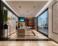 深圳办公室装修设计案例-九方集团-广深艺建设