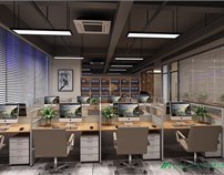 深圳办公室装修设计案例-海岸城办公室-广深艺建设