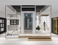 德国派诺克电梯体验厅设计-现象空间设计