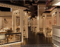 由里建筑设计|商业空间  顺德鱼满江餐厅