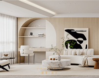 深零设计|136㎡三室简雅住宅，重构空间新格调！