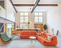 兼作摄影工作室,荷兰2层开放式空间的住宅设计