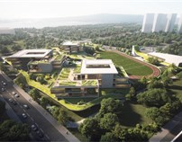 10 Design 为杭州钱江新城二期打造未来校园 —— 拥抱童真的“绿野小镇”